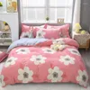 Bedding Sets Cute Cartoon Print Duvet Cover 220x240 Lovely Pattern Adults Kids Quilt AB Double-sided Comforter Covers No Pillow Cases