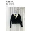 Women's Knits & Tees Mm Family Autumn/winter Velvet Diamond Bow Coat Fashion Versatile Slim Knitted Shirt Short Cardigan