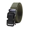 Belts Waist Highlighting Belt High Strength Thicken Canvas Men's With Automatic Buckle For Anti-slip Training Pants Fixation