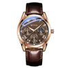 Wristwatches Business Quartz Watch PU Leather Strap Quality Daily Quarts Watches For Men Birthday Holiday Gift