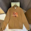 Erkek Hoodie Designer Hoodie Lüks Sweater Street Giyim Baskı Kadın Tasarımcısı Konforlu Sweater Pullover Sonbahar/Kış Gevşek Geyik Deseni Pamuk Sweatshirt