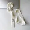 Шарфы Легкий шарф Модный женский вязаный стильный осенне-зимний аксессуар с буквенным логотипом однотонный теплый тонкий