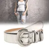 Cinture Y166 Cintura regolabile con fibbia ad ardiglione universale per gonna jeans da donna