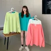 Sweats à capuche pour femmes Mode Casual Vintage Pinkycolor Oversize Femmes Sexy Tops Femme Lady Belle Esthétique Cool Étudiant Filles Sweat-shirt