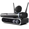 الميكروفونات مخصصة للتردد الأوتوماتيكي مطابقة U Band Home Wireless Microphone Professional KTV Profession