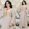 Roupas étnicas Dubai Hijab Vestido Muçulmano Abaya Mulheres Strass Evning Vestidos 2024 Eid Islam Kaftan Ramadan Jilbab Long Robe