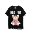 Moschino Sunmmer Womens Mens Designers Camisetas Camisetas Moda Carta Impressão Manga Curta Lady Tees Luxurys Roupas Casuais Tops Camisetas Roupas 234