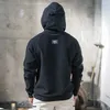 Erkek Hoodies Erkek Giysileri Siyah Sweatshirt Erkekler için Fit Solid Hooded Hoş Geldiniz Anlaşması Yüksek Kaliteli Harajuku Moda Pamuk Marka