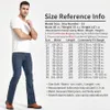 Mens Boot Cut Jeans Slightly Flared Slim Fit Blue Black Trousers Designer Classic Male Stretch Denim Pants 231229