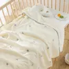 Decken Konssy Baby für Unisex-Jungen und Mädchen, superweiches Minky-Kinderzimmer mit Musselin-Baumwoll-Vorderseite und gepunkteter Fleece-Rückseite