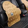 Car Seat Covers PP Back Chair Massage Lumbar Cushion Mesh Ventilated Office Home Black