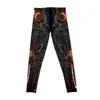 Pantalon actif MECH-LEGS #1 : IRON - Steampunk / Dieselpunk Bio-Mechanical Bio-Mech Leggings Sport Femme Gym Legging