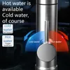 Robinets de cuisine robinet chauffant électrique écran de chauffage rapide affichage étanche remplacement évier robinet numérique blanc prise américaine 110V