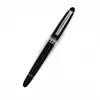 ピース/ロットメタルペン高品質のジェルインクブラックリキッドペンと金部品