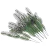 Decorative Flowers Simulated Pine Needle Stem Faux Needles Stems Plants Fake Greenery Green Plant Flower Arrangement