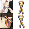 Braccialetti con fascia a righe colorate Braccialetti con cinturino da polso con bandiera arcobaleno per celebrazioni e raduni di orgoglio unisex