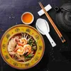 Ensembles de vaisselle bol Ramen japonais nouilles chinoises bols à soupe à salade en mélamine servant des pâtes pour nouilles Pho Udon Soba