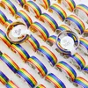 Bagues d'anxiété arc-en-ciel pour femmes et hommes, 25 pièces, prix de gros, accessoires d'amitié en acier inoxydable, bijoux Gay LGBT lesbiennes