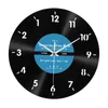 Horloges murales horloge arrière 12 "dans le sens inverse des aiguilles d'une montre pour la cuisine de la maison de bureau