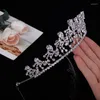 Pinces à cheveux couronne rétro européenne et américaine Bourbon Pama mariée mariage Zircon coiffure Sufimaso même Style