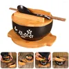 Dinnerware Sets Ceramic Noodle Bowl Soup Container Porcelain Containers For Lunch Boxes With Lids Ceramics