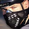 Motorradhelme 1PCS Sport Taktisches Gesicht mit Filter Aktivkohle Vliesstoffe Maske Halbwinter Warm Radfahren