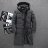 Winter Heren Donsjack Hoogwaardige Dikke Thermische Waterdichte Lange Parka Jas Heren Witte Eendendons Capuchon 5XL 231229