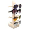 New Wooden Sunglasses Holder Glasses Rack Men Women's Sunglasses Display Shelf Household Organizer Glasses Frame Container2833