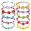 Hårtillbehör Brud Flower Crown Hairband Wedding Flowers Pappband Garland Wreath Elastic Ornament Floral Party