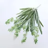 Decorative Flowers 5 Forks Artificial Flower Bracketplant Chlorophytum Orchids Plastic Rattan Wall Silk Plant Home Decor