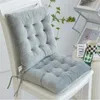 Pillow Nordic Crystal Velvet Cover Solid Color Autumn Winter Comfortable Warm Hip Stool Mat Thickened Office Chair Seat
