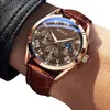 Wristwatches Business Quartz Watch PU Leather Strap Quality Daily Quarts Watches For Men Birthday Holiday Gift