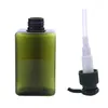Дозатор для жидкого мыла, дорожная бутылка для хранения лосьона, пустой насос, многоразовый квадратный пластиковый шампунь, гель для душа, кондиционер