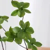 Decorative Flowers Simulated Plant Japanese Bell Multi Petal Leaf Nordic Green Plants Mahogany Potted Home Decoration Simulation Tree