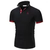 Survêtements pour hommes Vêtements d'été 2024 Sport décontracté Hommes Polo T-shirts avec logo brodé Golf ajusté