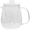 Akşam yemeği setleri taşınabilir su ısıtıcısı cam çaydanlık küçük kahve gevşek yaprak özel şeffaf kaynar çayware