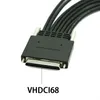 VHDCI68 to 8-port RS232 serial card cable PCIE to 8-port serial expansion card Industrial 232 9-pin serial cable