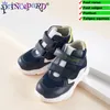 Ortopediska skor för barn Princepard Child Autumn Sports Sneaker Navy White Arch Support och korrigerande insolor 231229