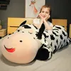 80-120 cm Giant Size Liggen Koe Zachte Pluche Slaap Kussen Gevulde Leuke Dieren Vee Knuffels Mooie Meisjes Gift 231229