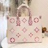 Totes Tote Bags Designer Bags Shopping Bags 2pcs/set Women Handbags High Quality Tote Handbags Genuine Leather Fashion Shoulder Bags Pink Mommy Bag with drawstring