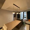 Lámparas colgantes Lámpara de techo Lámpara de dormitorio Estudio minimalista moderno Lámparas de sala de estar Barra de invitados colgante para