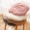 Cuscino del sedile Morbido antiscivolo Granulo protettivo per l'anca Rotondo a forma di rosa Sedia in peluche Tatami Divano S Decorazione per la casa