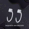 Boucles d'oreilles à tige YFN en or massif 14 carats pour femme - Piercing d'oreille hypoallergénique