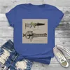 Dames T-shirts Spacer Guns Dames T-shirts Rimworld Game Esthetische Vintage Vrouwelijke Kleding Losse Katoenen Grafische Kleding