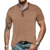 Homens Camisetas Plano Camisa Profunda Pescoço V para Homens Mens Grande e Alto Legal Ativo Curto Manga Longa