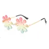 Sunglasses Flower Shape Funny Lightweight Novelty Party For Po Prop Supplies