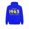 Erkek Hoodies 1963 Sınırlı Sayısı Altın Tasarımı Siyah Giyim Serin Gurur Gurur Harajuku Erkekler Unisex Moda Tshirt gevşek