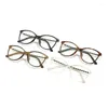 Sonnenbrillenrahmen Hochwertige Brillenrahmen für Frauen Katzenaugenform UV400-Schutzbrillen Anti-Blaulicht-Brillen