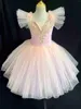 Stadiumkleding Professionele Romantische Tutu Lange Tule Tutu Ballet Jurk Vrouwen Meisjes Ballerina Party Kinderen Danskostuums