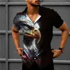 Männer Casual Hemden Musik Gedruckt Hemd Retro Schwarz Outdoor Street Button Kurzarm Mode Kleidung Designer 2024 Sommer